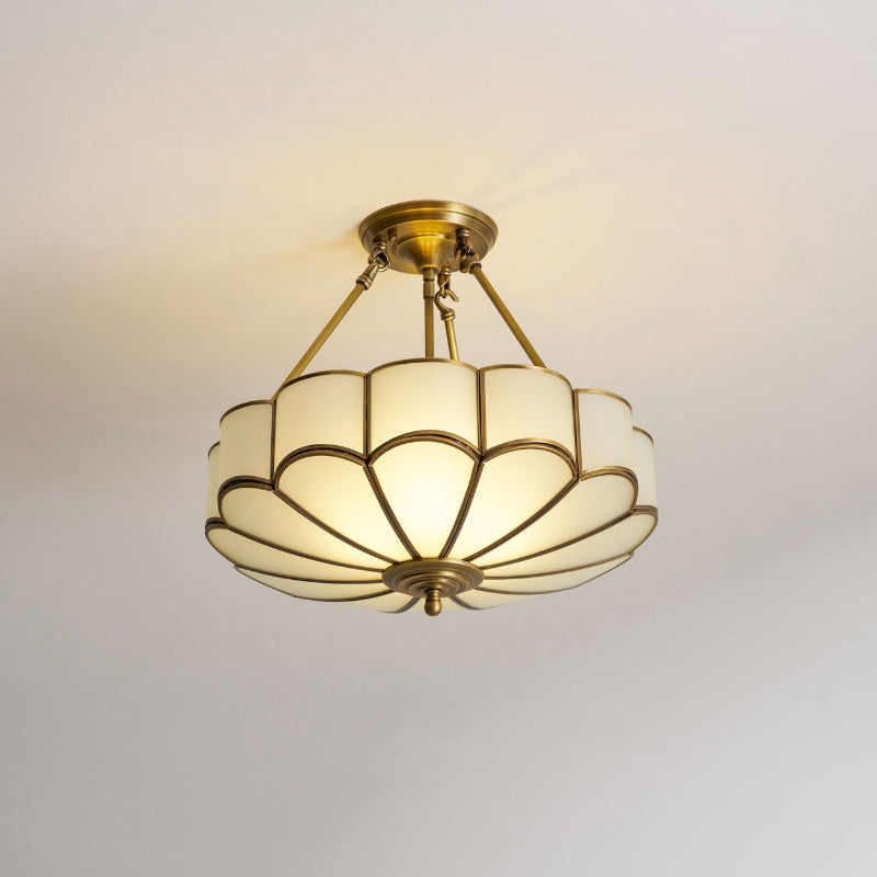 Plafonnier Flower Shape en Verre