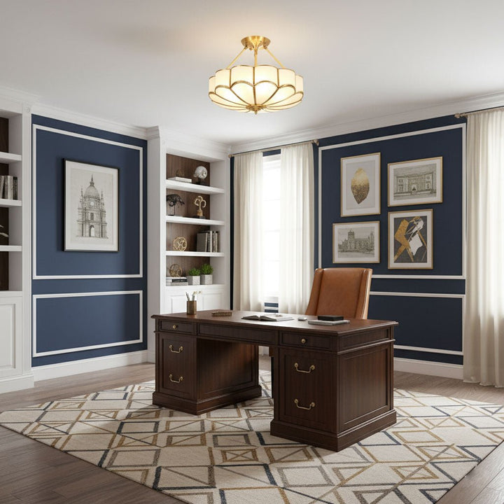 Flower Shape Glass Ceiling Light - Vakkerlight