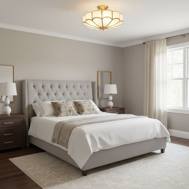 Flower Shape Glass Ceiling Light - Vakkerlight