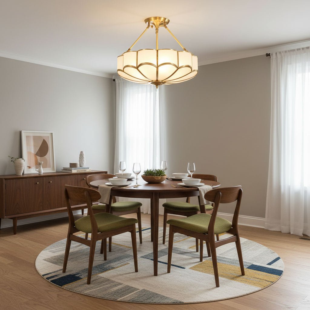 Flower Shape Glass Ceiling Light - Vakkerlight