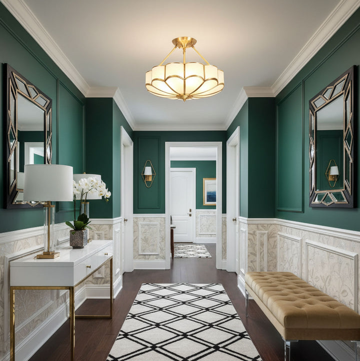 Flower Shape Glass Ceiling Light - Vakkerlight