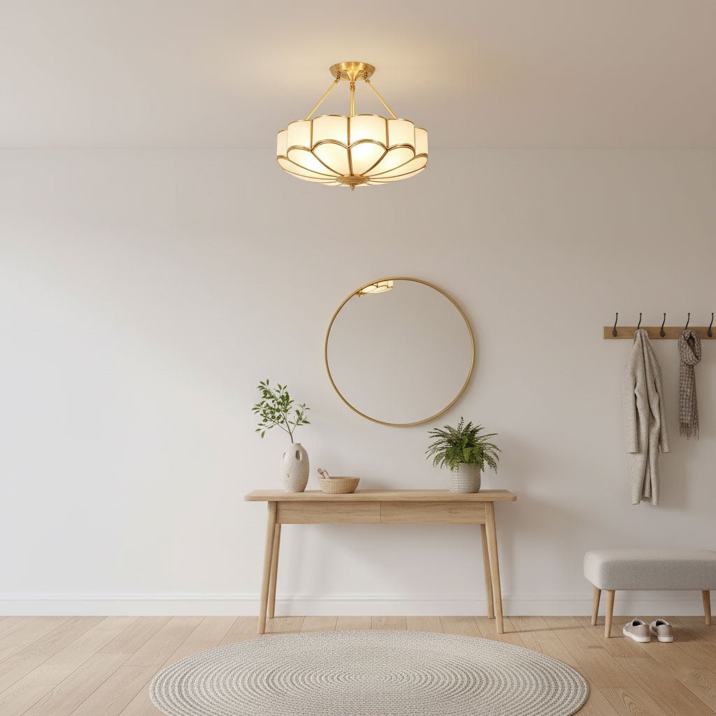 Flower Shape Glass Ceiling Light - Vakkerlight