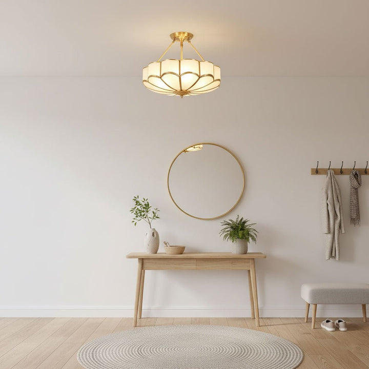 Flower Shape Glass Ceiling Light - Vakkerlight