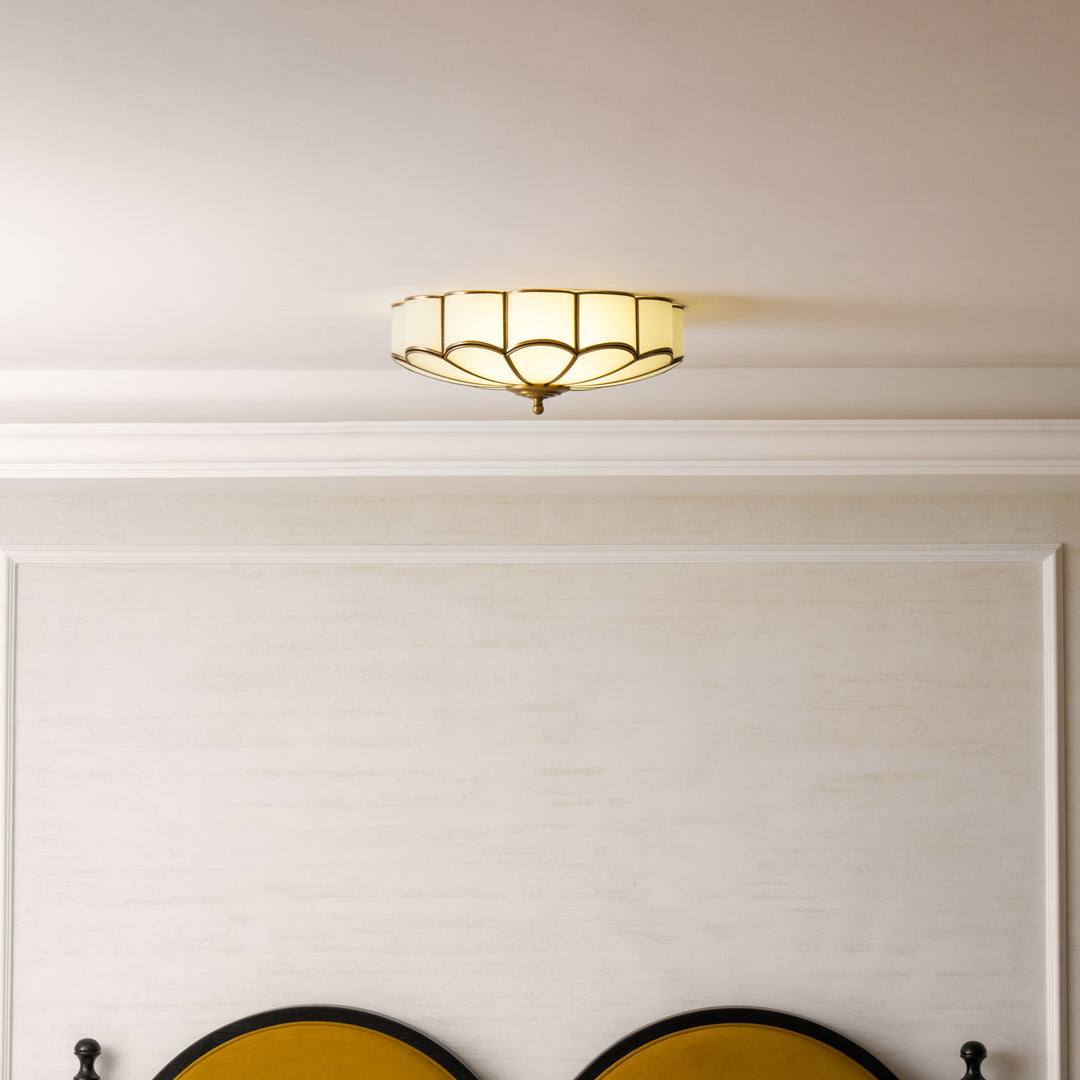 Flower Shape Glass Recessed Ceiling Light - Vakkerlight