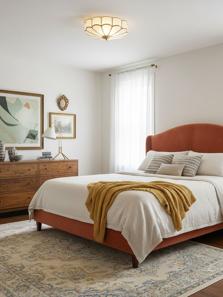 Flower Shape Glass Recessed Ceiling Light - Vakkerlight