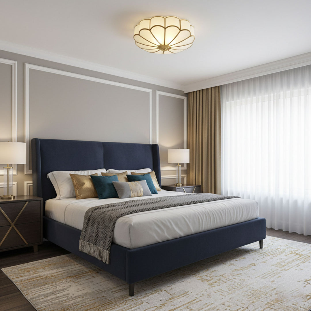 Flower Shape Glass Recessed Ceiling Light - Vakkerlight