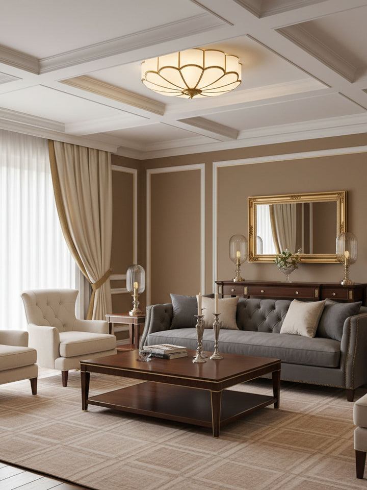 Flower Shape Glass Recessed Ceiling Light - Vakkerlight