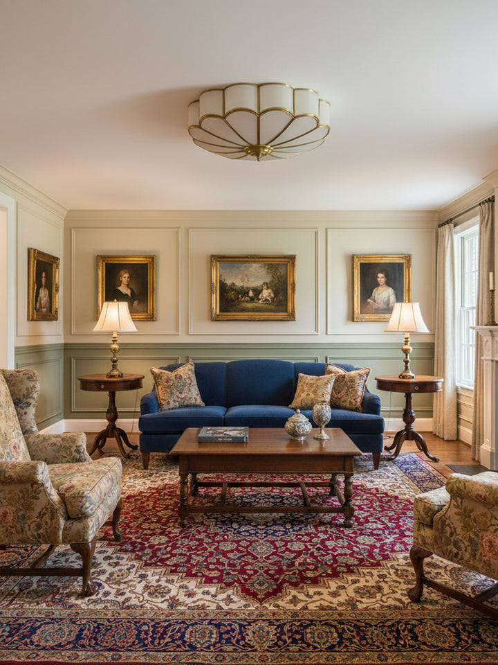 Flower Shape Glass Recessed Ceiling Light - Vakkerlight