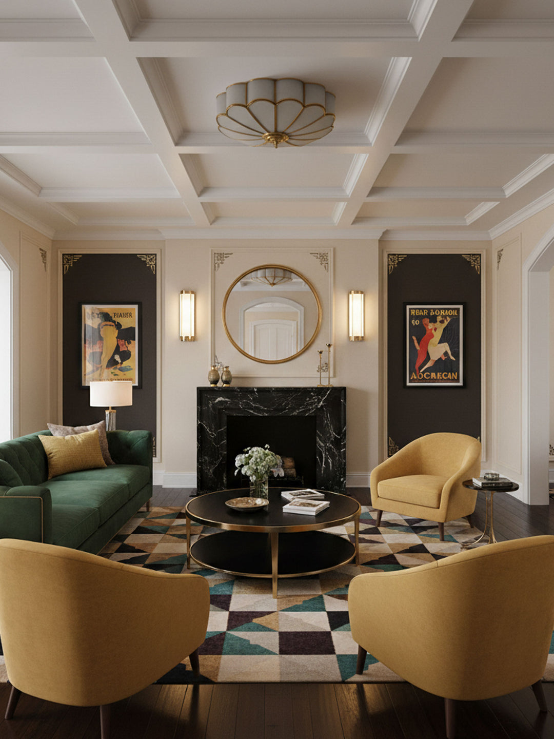 Flower Shape Glass Recessed Ceiling Light - Vakkerlight