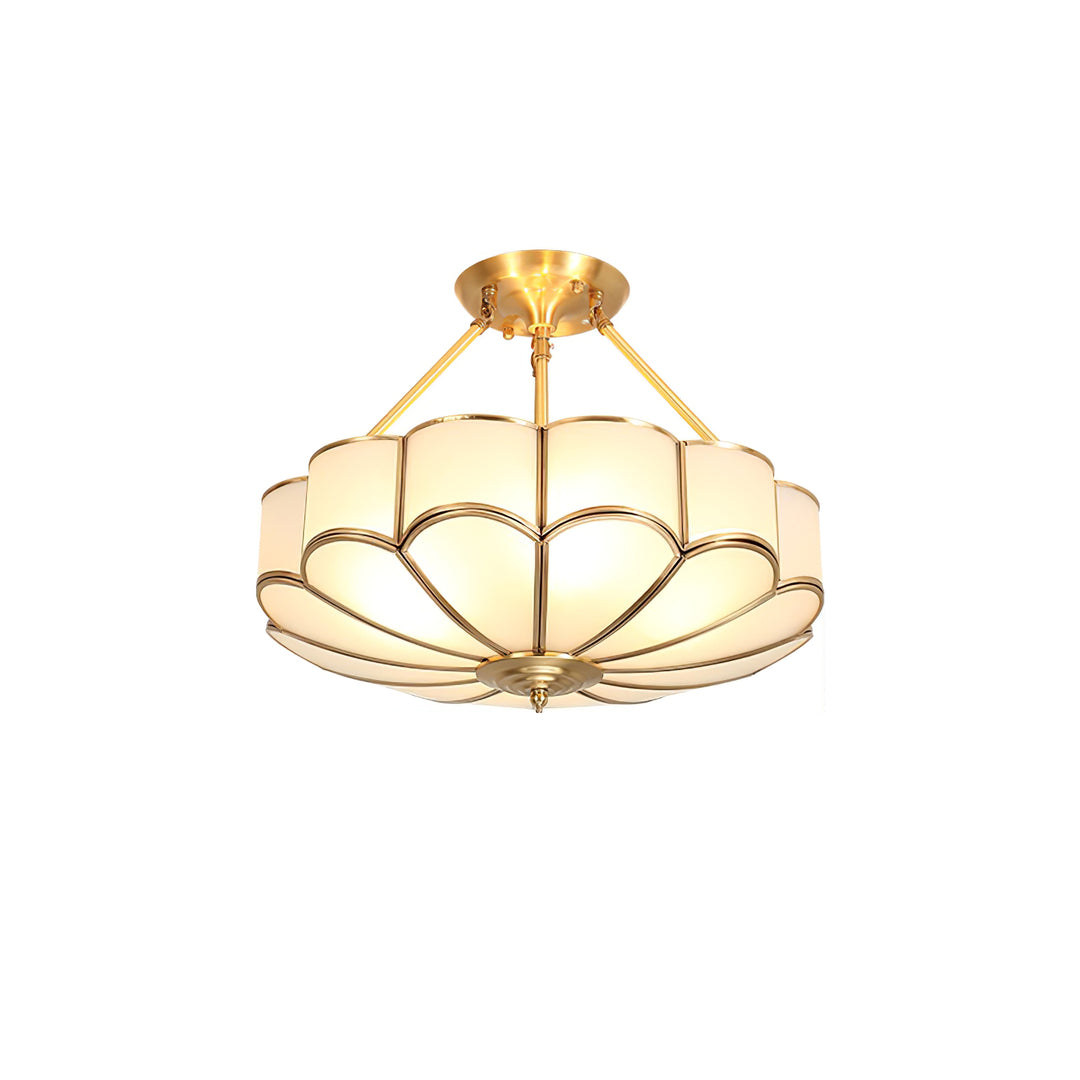 Flower Shape Glass Ceiling Light