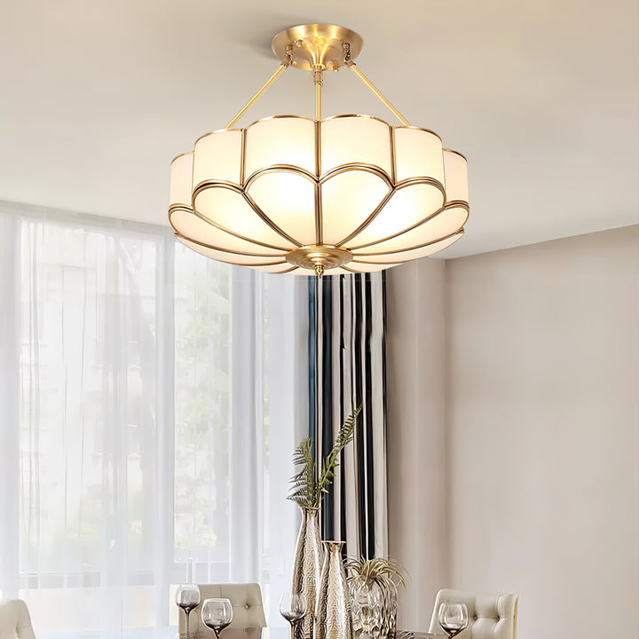 Flower Shape Glass Ceiling Light - Vakkerlight