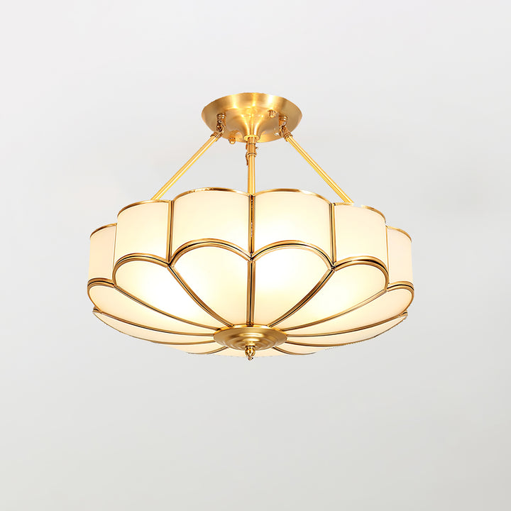 Flower Shape Glass Ceiling Light - Vakkerlight