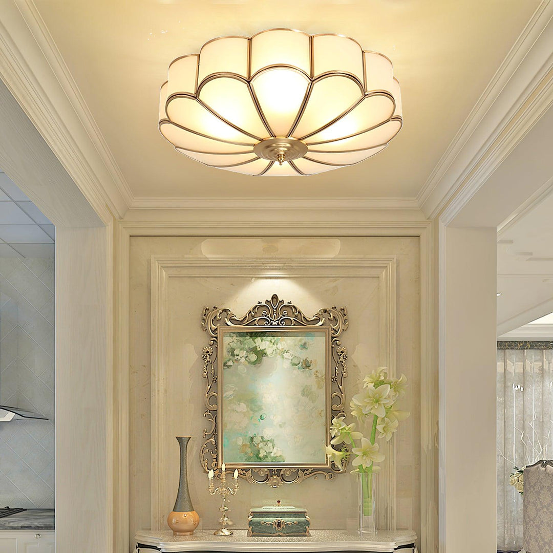 Flower Shape Glass Recessed Ceiling Light - Vakkerlight