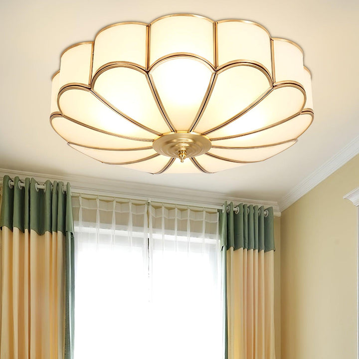 Flower Shape Glass Recessed Ceiling Light - Vakkerlight