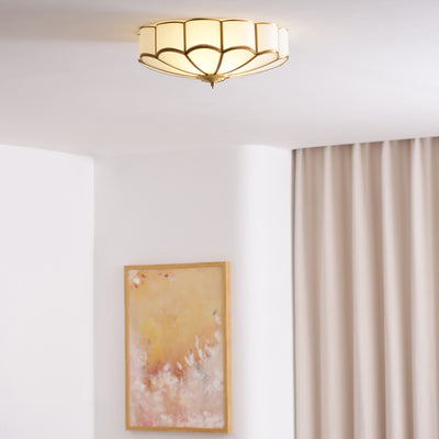 Flower Shape Glass Ceiling Light
