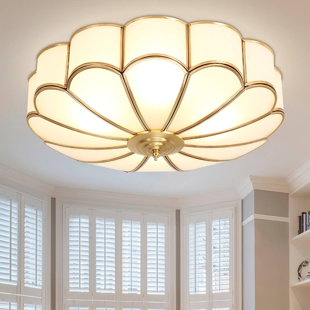 Flower Shape Glass Recessed Ceiling Light - Vakkerlight