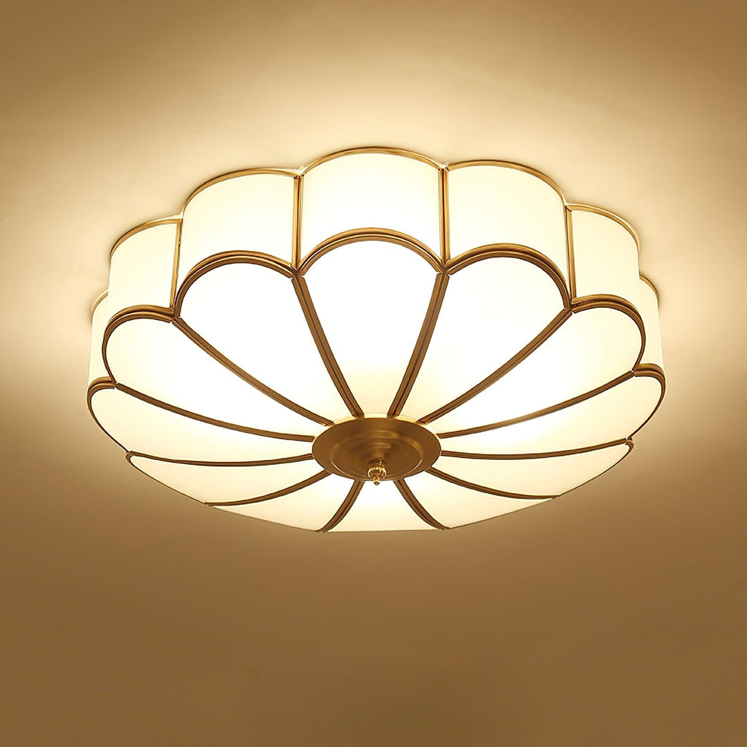 Flower Shape Glass Recessed Ceiling Light - Vakkerlight