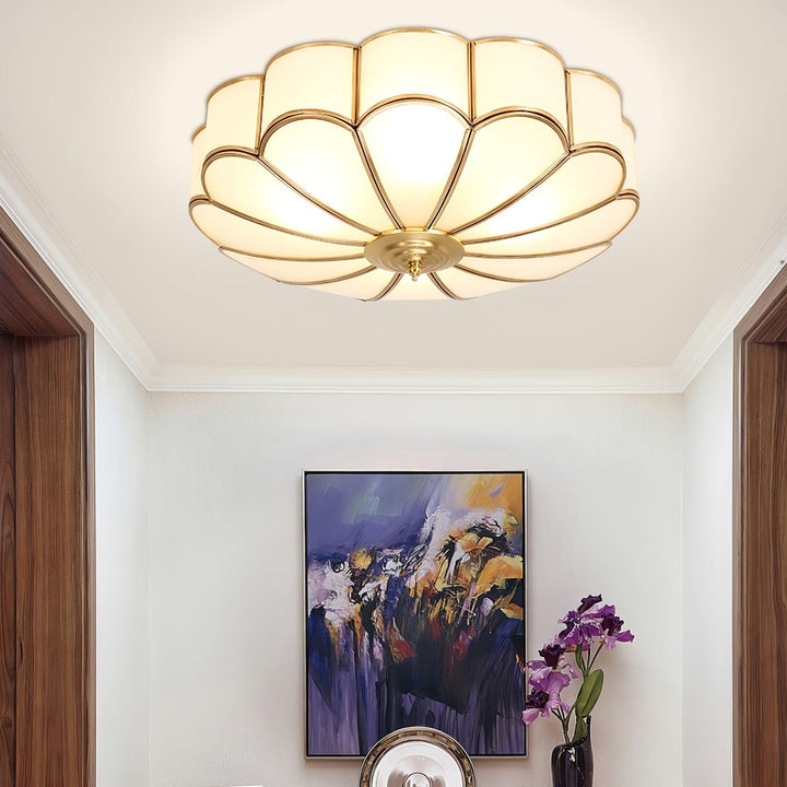 Flower Shape Glass Recessed Ceiling Light - Vakkerlight