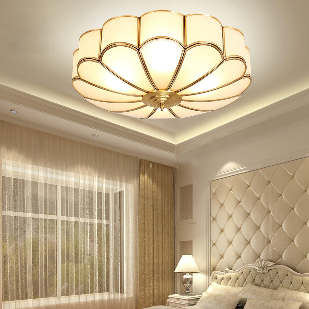 Flower Shape Glass Recessed Ceiling Light - Vakkerlight