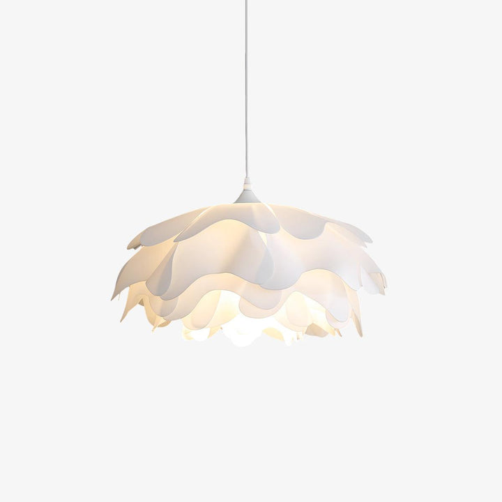 Flower Shaped White Pendant Lamp - Vakkerlight