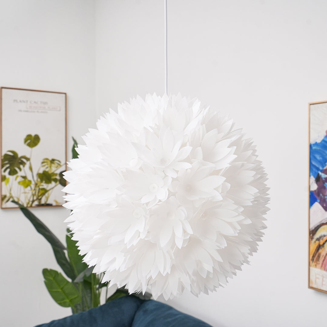 Bloemen bal hanglamp