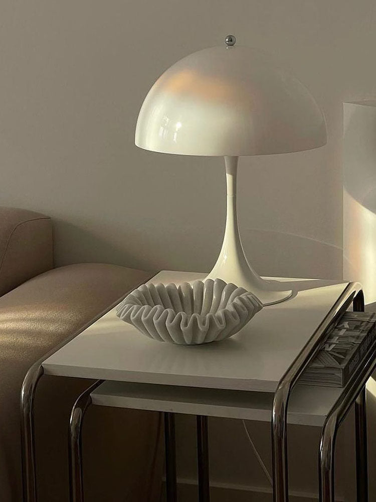 Flute Fold Stone Vessel Storage Tray