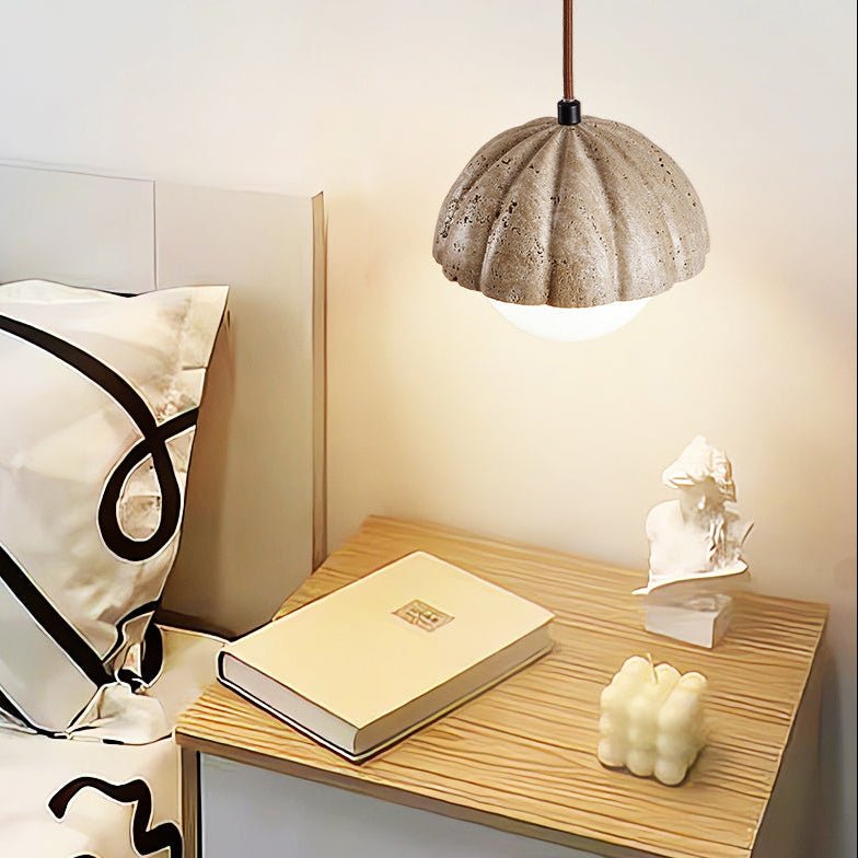 Fluted Orb Pendant Lamp - Vakkerlight