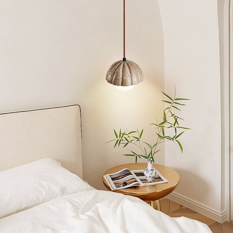 Fluted Orb Pendant Lamp - Vakkerlight