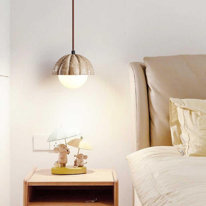 Fluted Orb Pendant Lamp - Vakkerlight