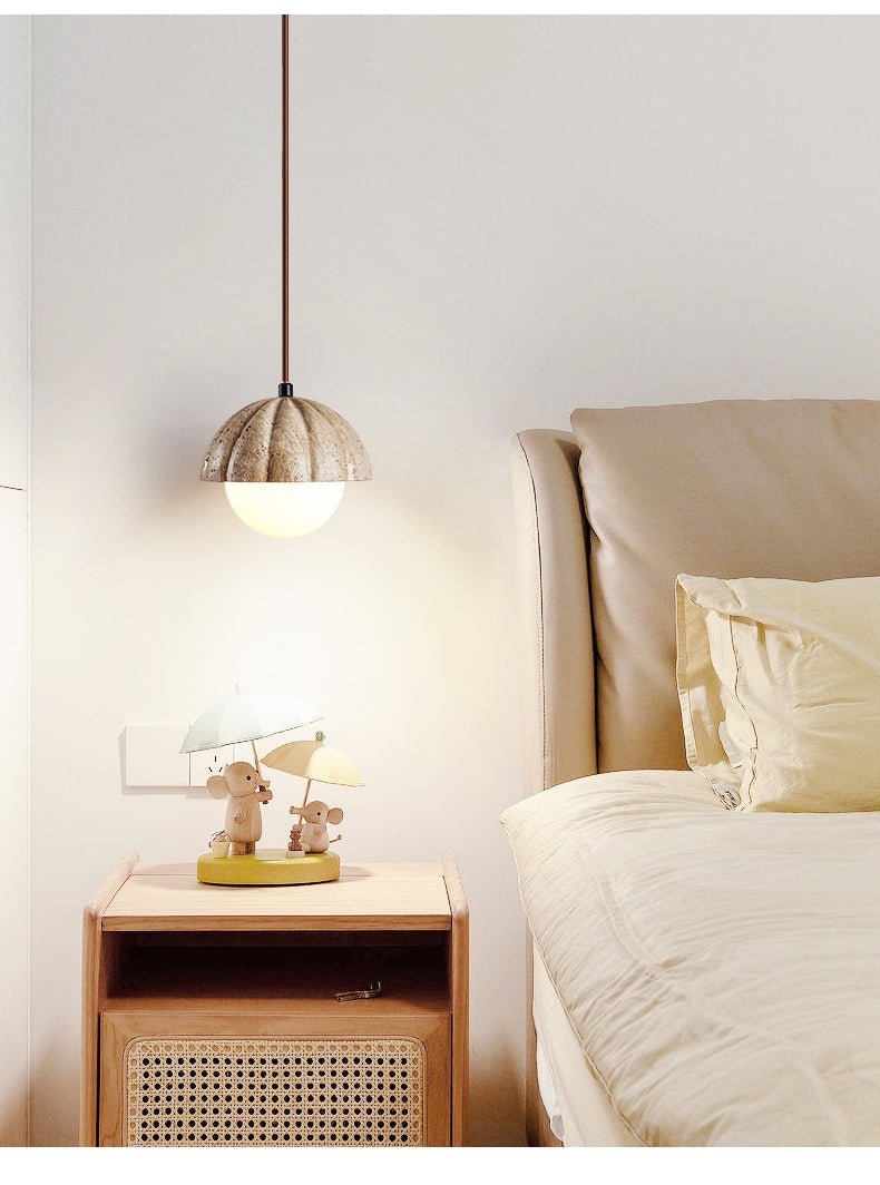 Fluted Orb Pendant Lamp - Vakkerlight