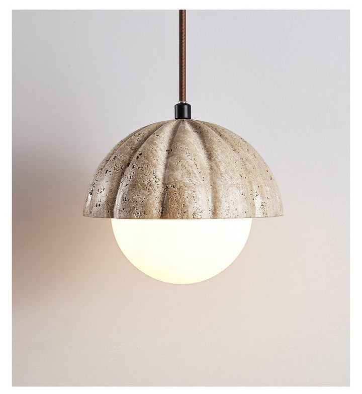 Fluted Orb Pendant Lamp - Vakkerlight