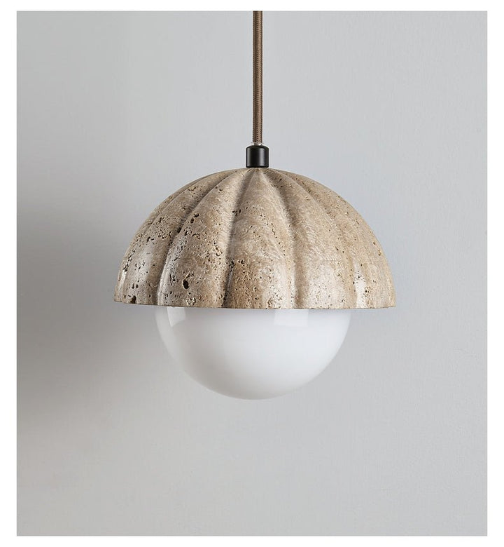 Fluted Orb Pendant Lamp - Vakkerlight