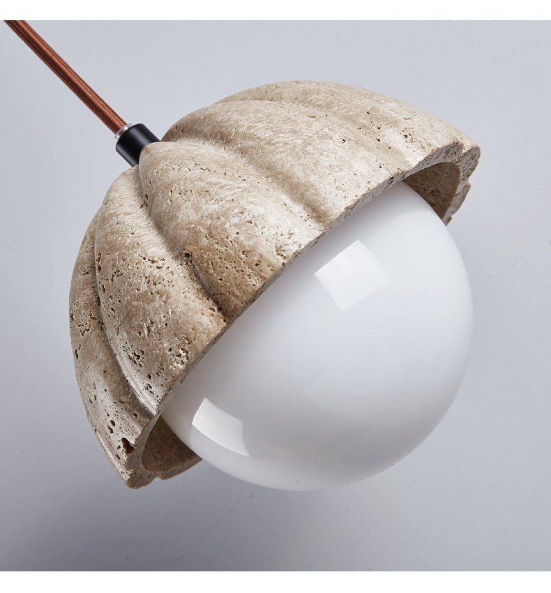Fluted Orb Pendant Lamp - Vakkerlight