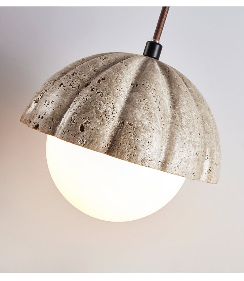 Fluted Orb Pendant Lamp - Vakkerlight