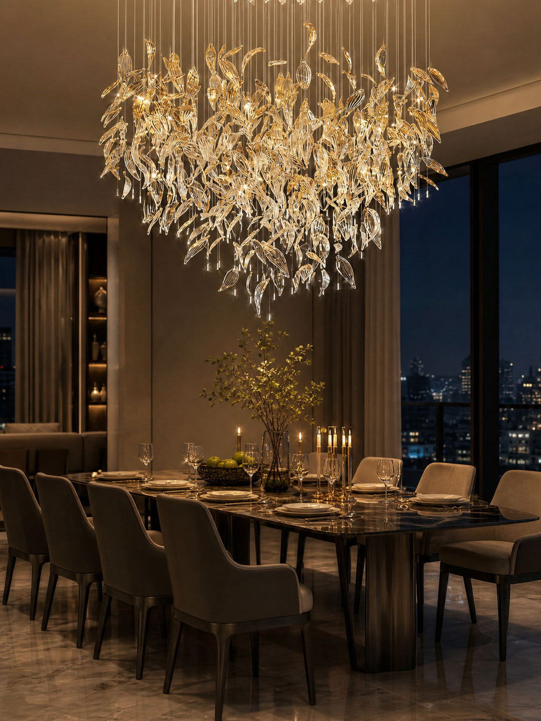 Fluttering Leaves Chandelier
