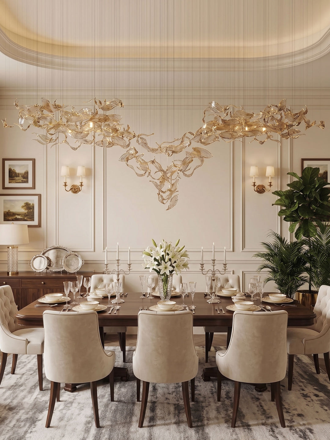 Fluttering Leaves Chandelier