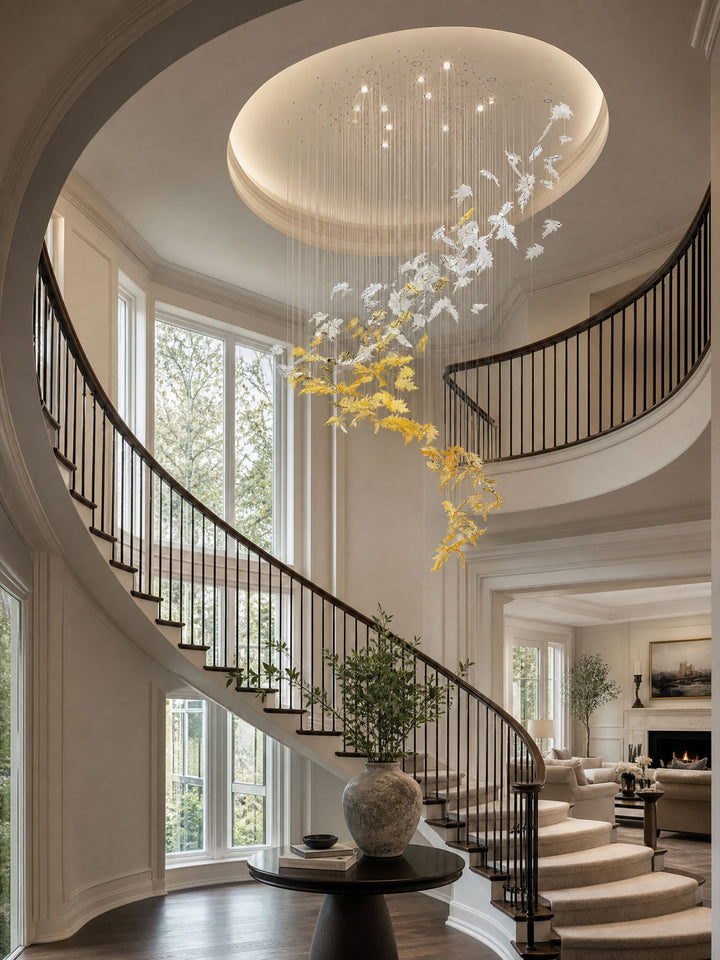 Flying Leaves Chandelier