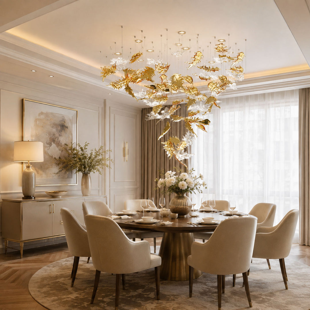 Flying Leaves Chandelier