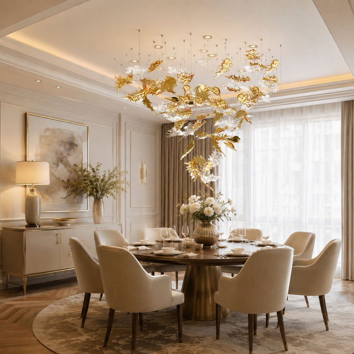 Flying Leaves Chandelier