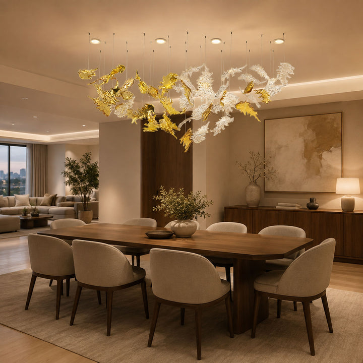 Flying Leaves Chandelier