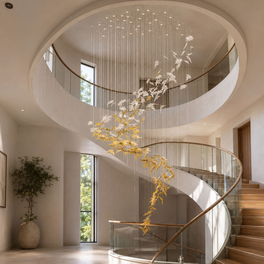 Flying Leaves Chandelier