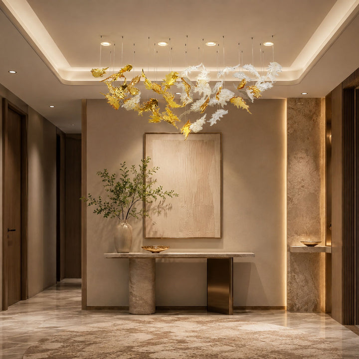 Flying Leaves Chandelier