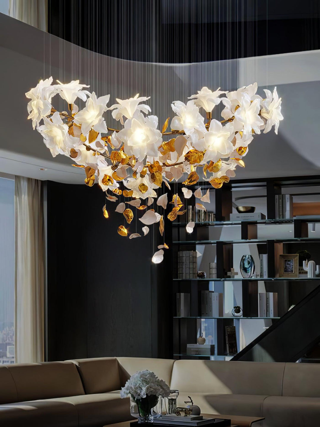 Flying Flowers Fluttering Chandelier - Vakkerlight