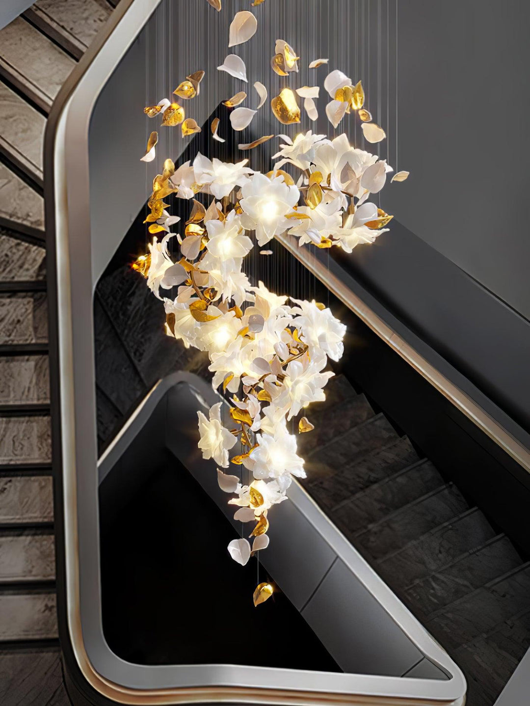 Flying Flowers Fluttering Chandelier - Vakkerlight