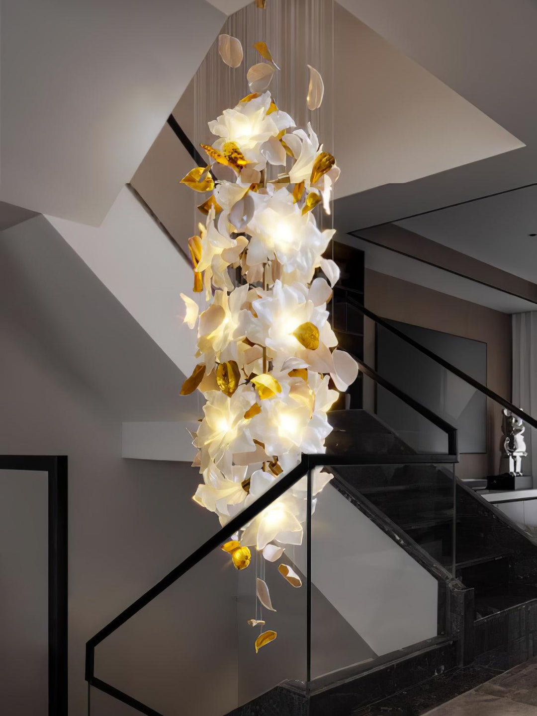 Flying Flowers Fluttering Chandelier - Vakkerlight