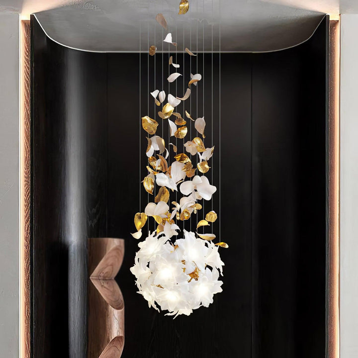 Flying Flowers Fluttering Chandelier - Vakkerlight