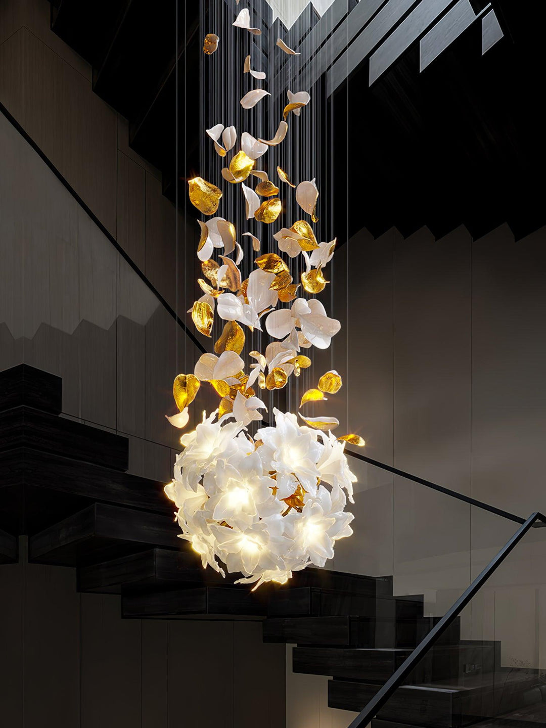 Flying Flowers Fluttering Chandelier - Vakkerlight