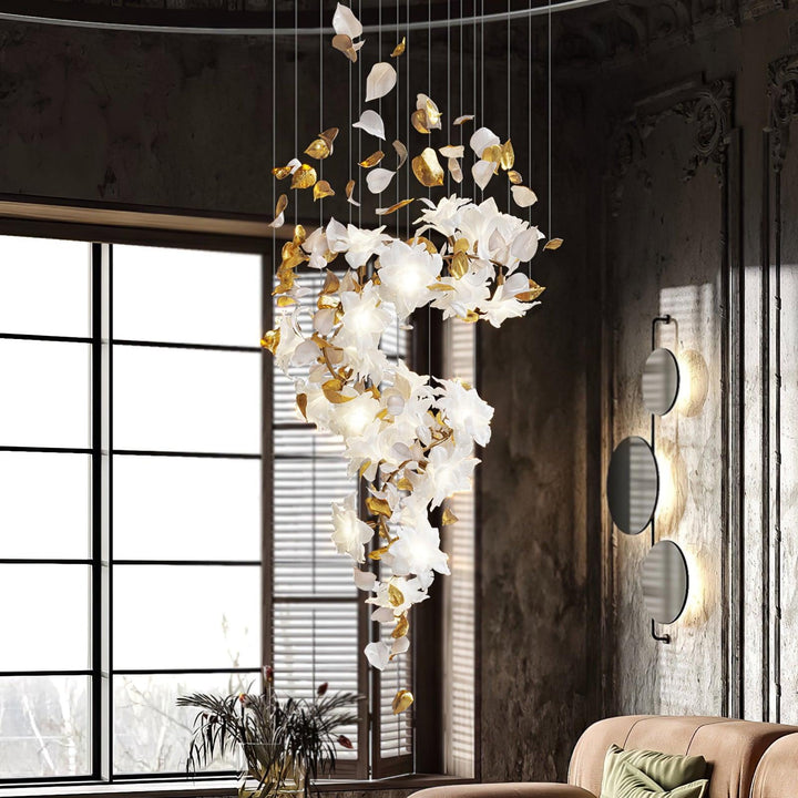 Flying Flowers Fluttering Chandelier - Vakkerlight