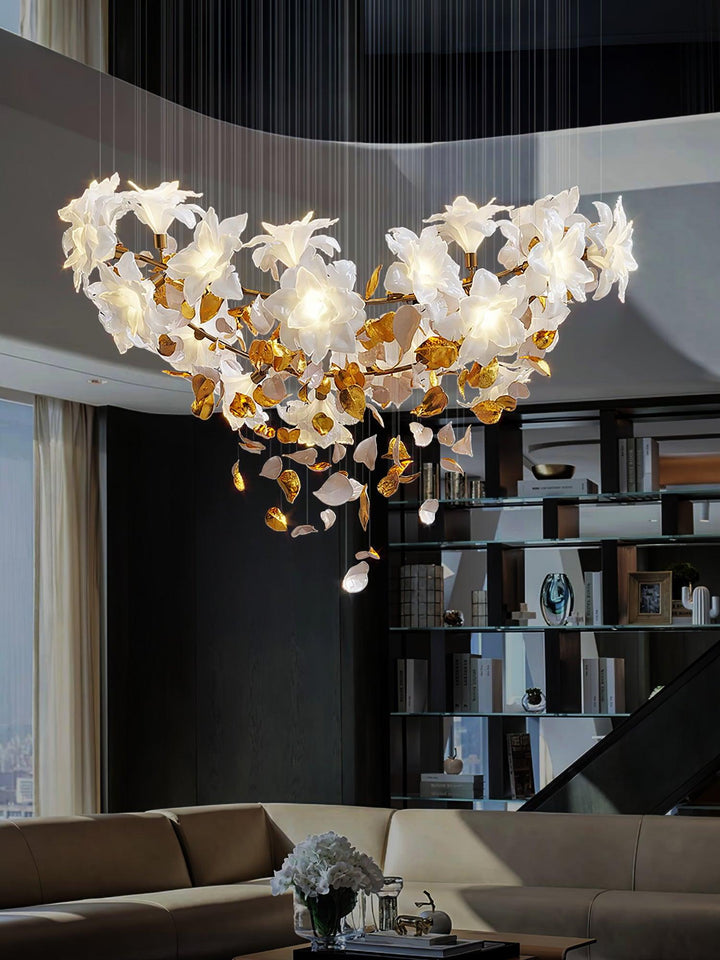 Flying Flowers Fluttering Chandelier - Vakkerlight