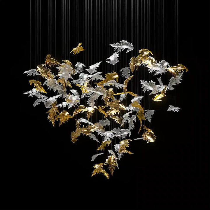 Flying Leaves Chandelier - Vakkerlight